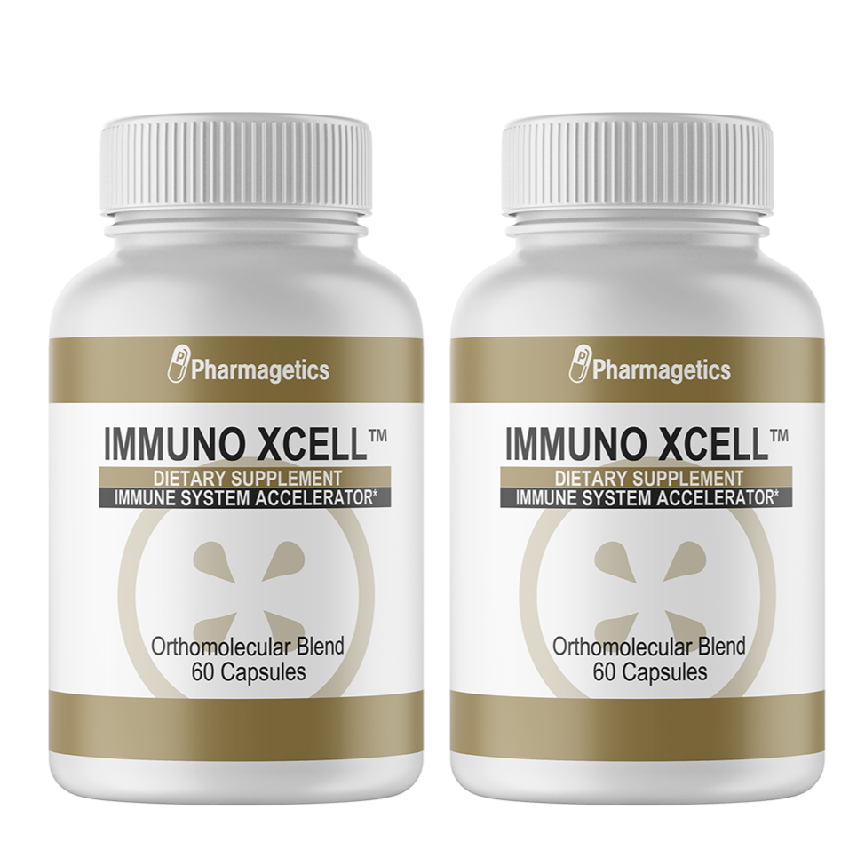 2 IMMUNO XCELL - Dietary Supplement -  60 Capsules - 120 Capsules - 2 Bottles