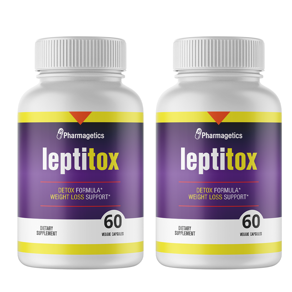 2 Bottles Leptitox Detox Formula  Weight Loss Support 60 Capsules x 2
