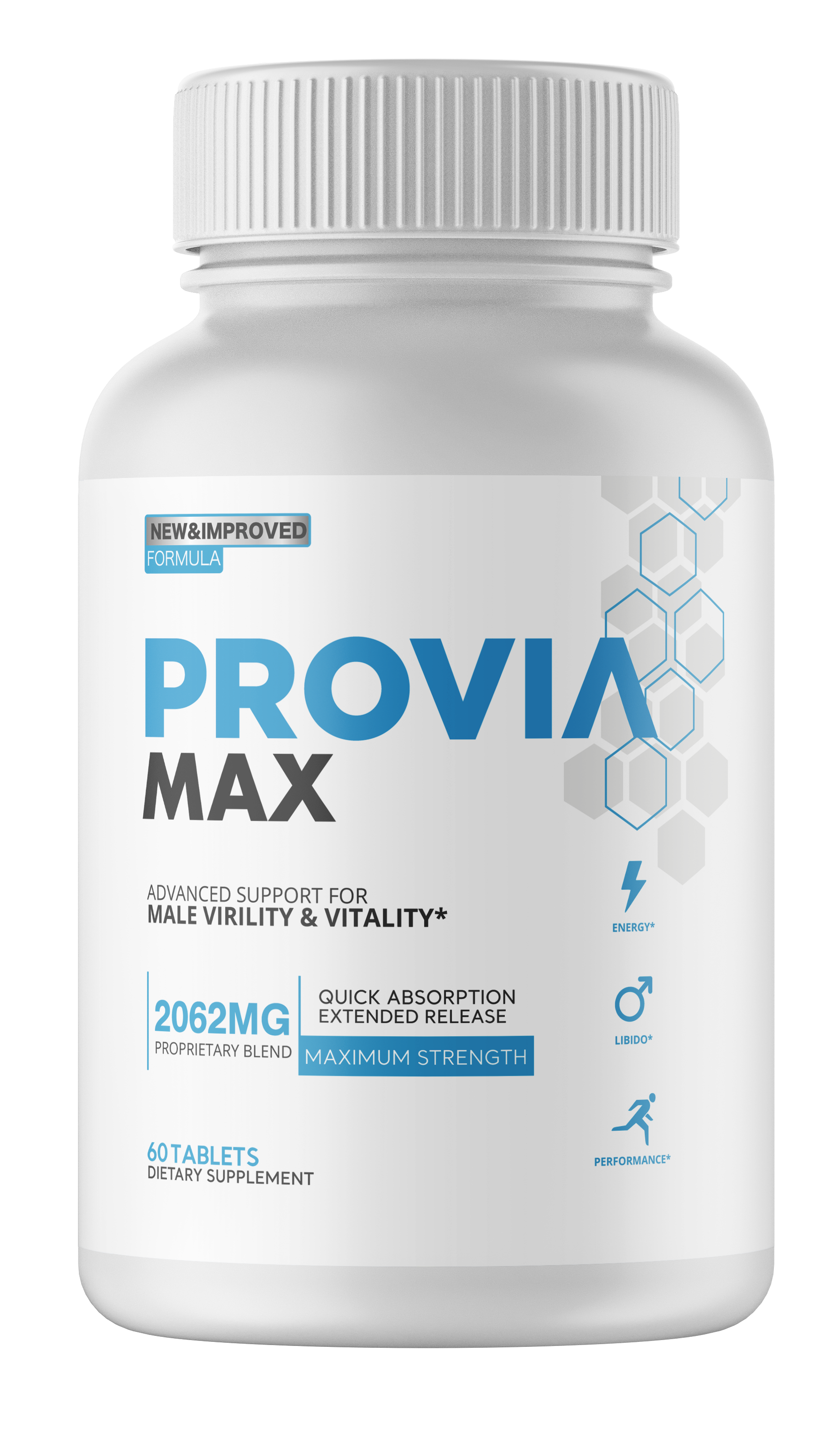 6 Bottles Provia Max - Male Virility & Vitality Support Enhancement PROVIA MAX