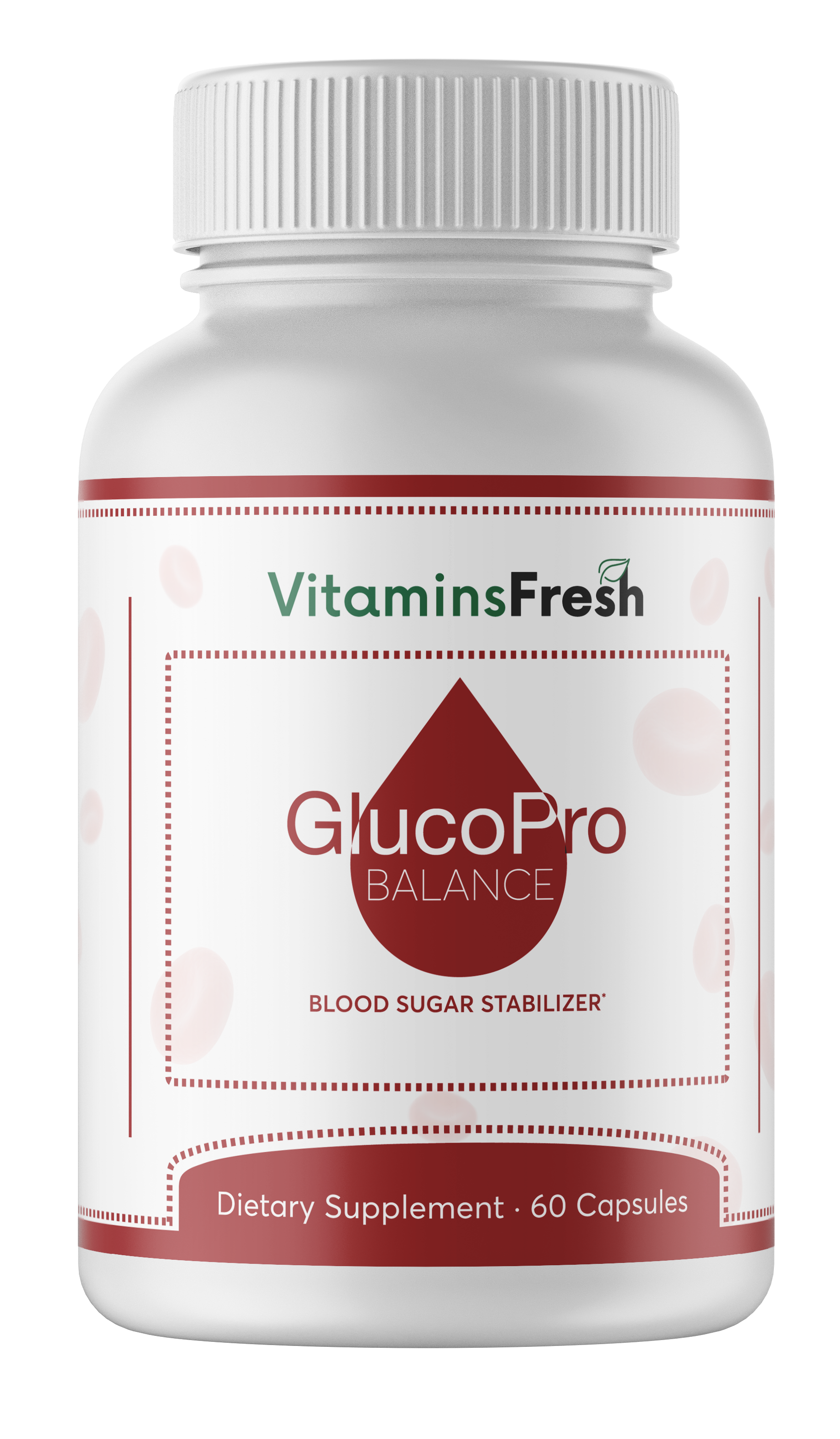 4 Bottles GlucoPro Balance Blood Sugar - Healthy Blood Sugar 60 Capsules