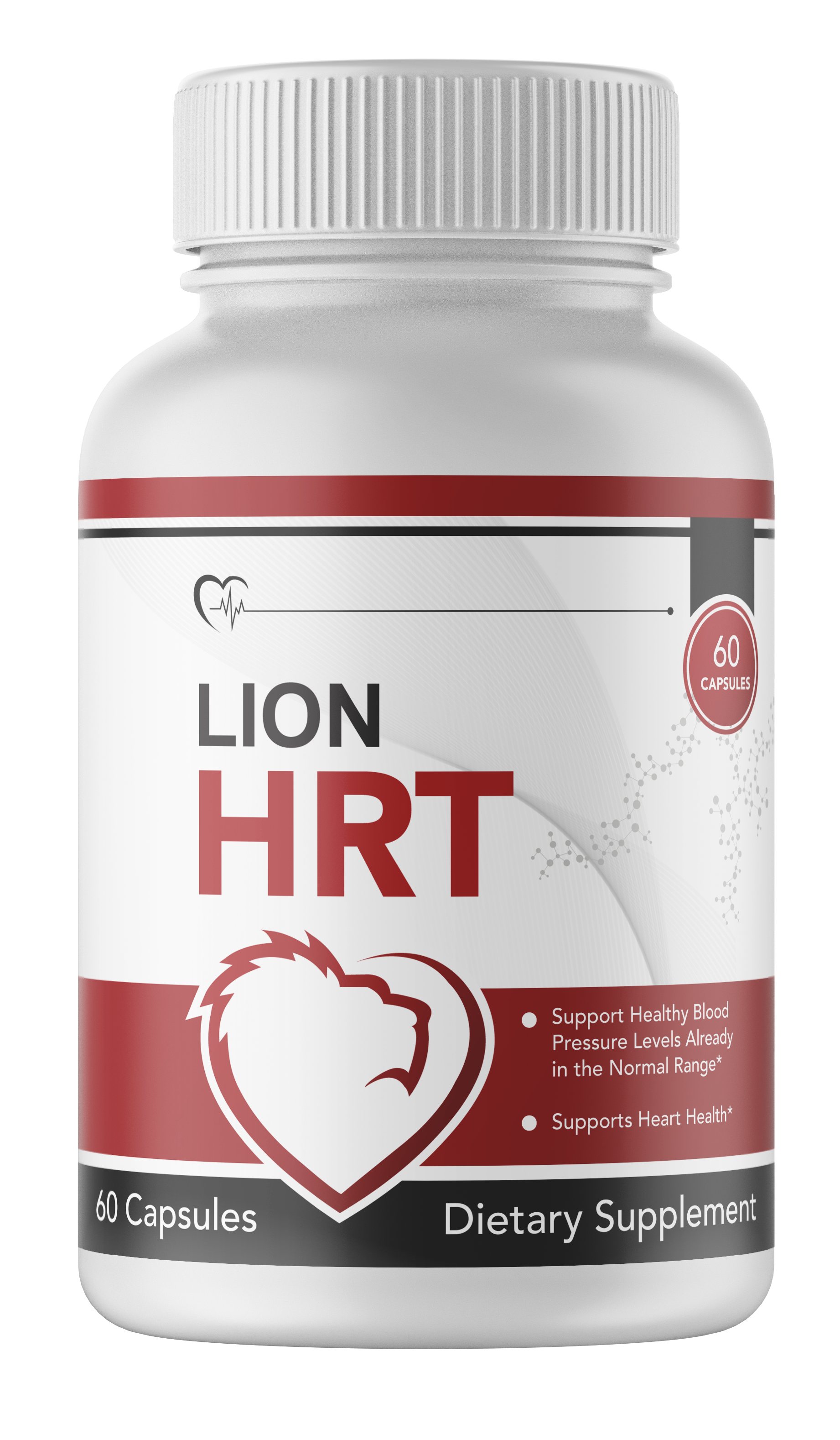 2 Bottles Lion HRT - Blood Sugar Support 60 Capsules x2