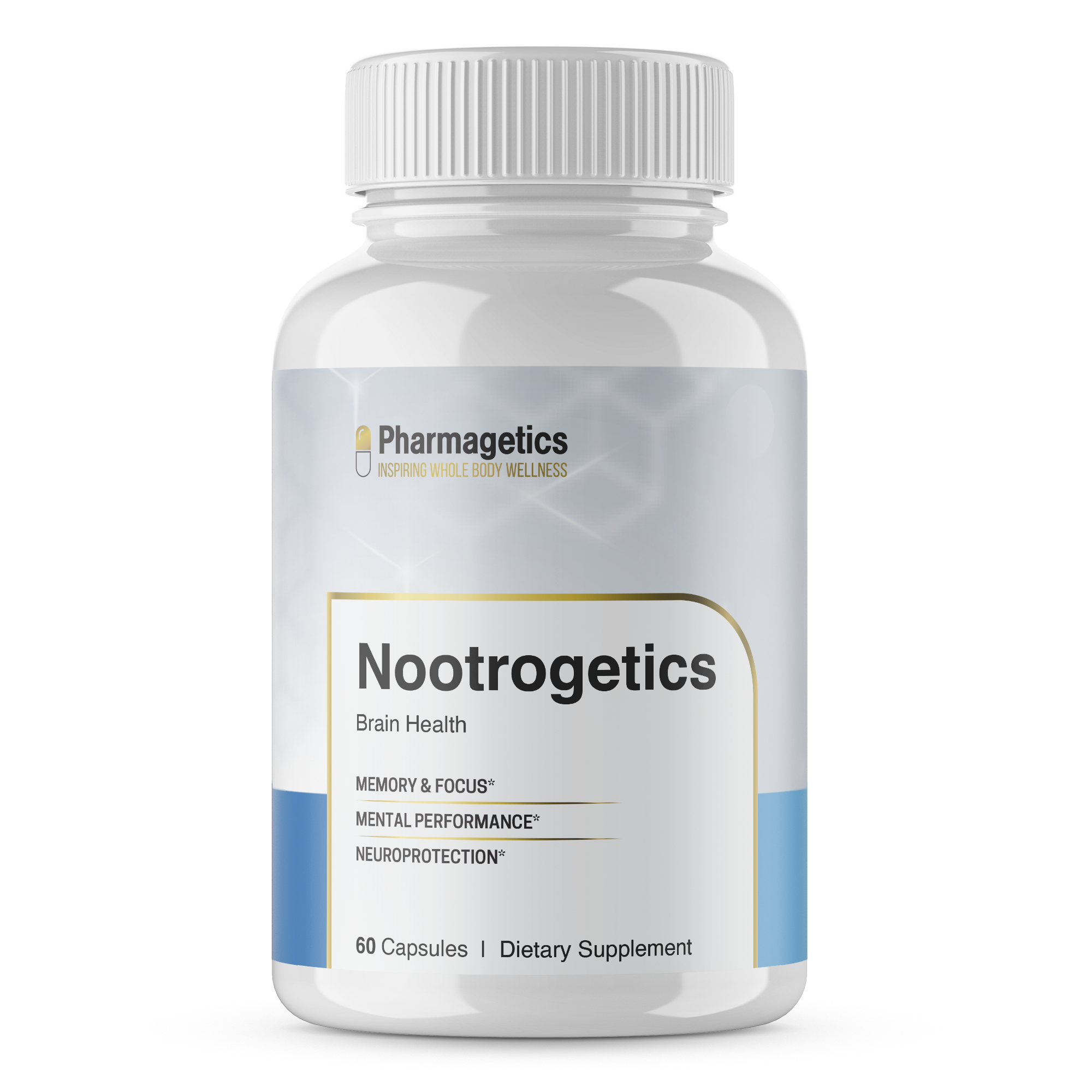 Nootrogetics Advanced Brain Support Formula - Memory, Focus & Clarity