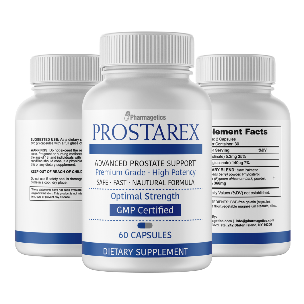 Prostarex Advanced Prostate Support - 180 Capsules 3 Bottles
