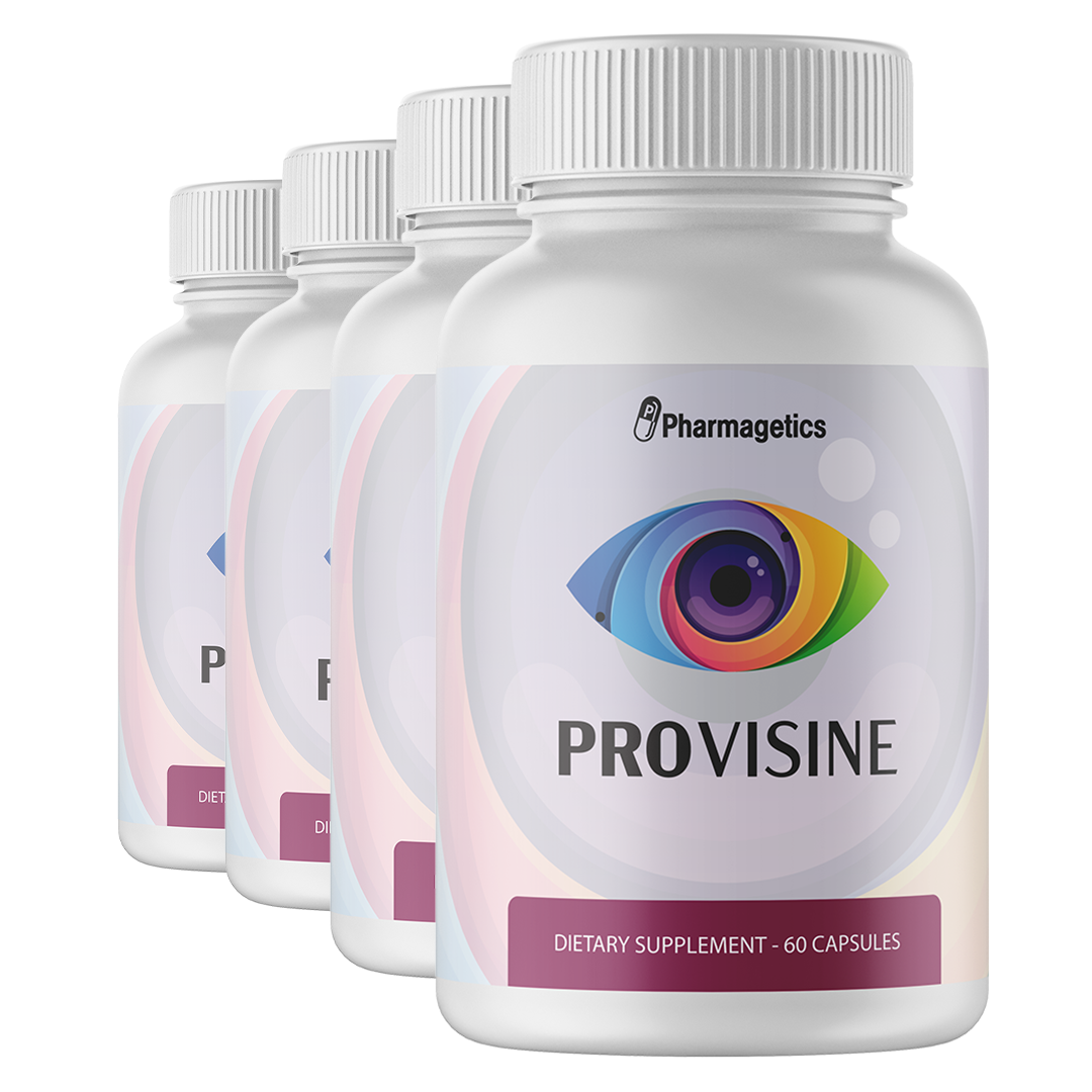 4 Bottles Provisine - Vision Support 60 Capsules x4