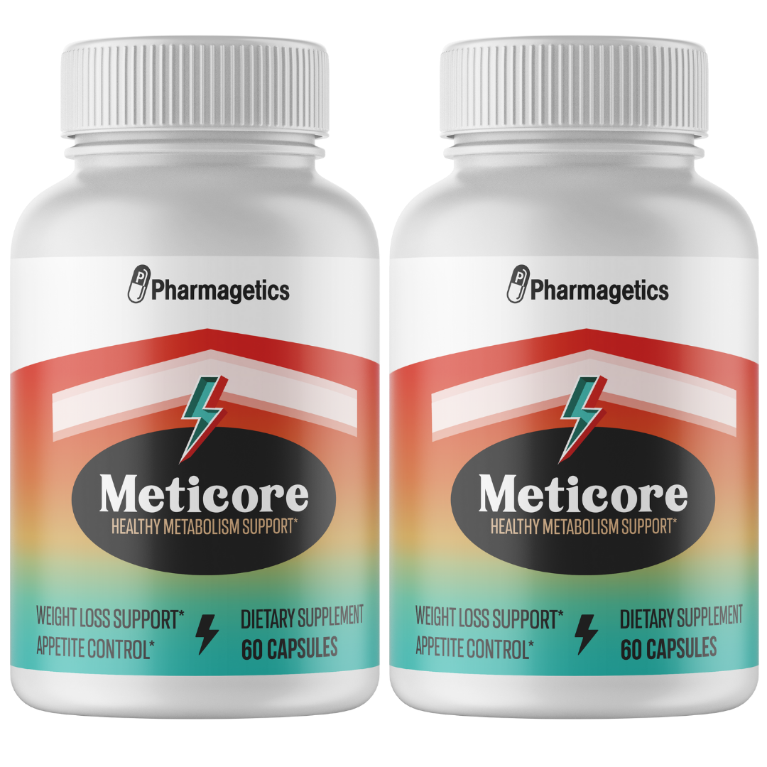 2 Meticore Healthy Metabolism Support - 60 Capsules 2 Bottles-120 Capsules