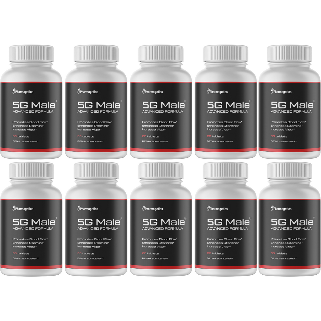 5G MALE Advanced - 10 Bottles, 600 Tablets