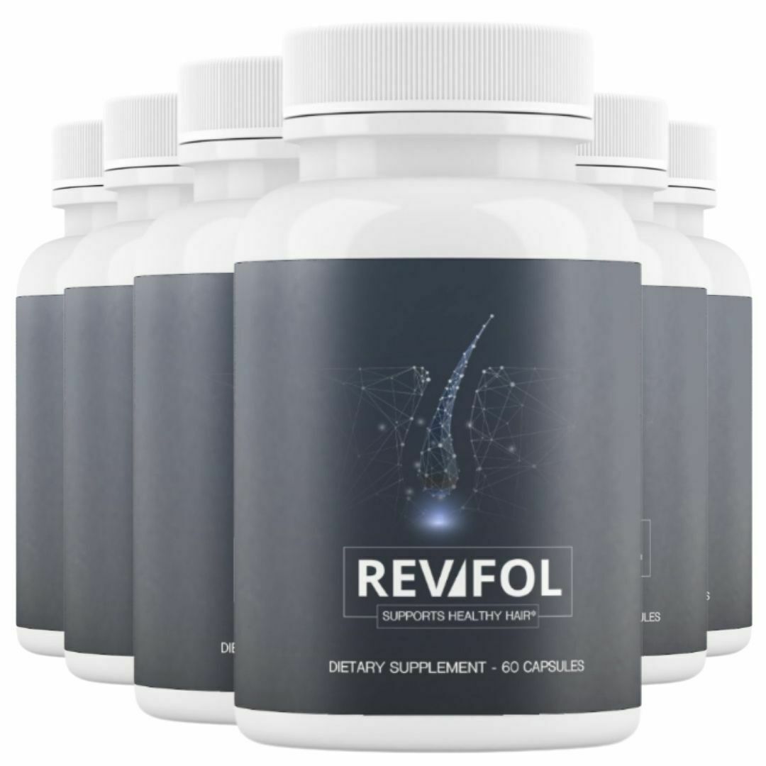 6 Bottles Revifol Hair Skin and Nails Supplement Hair Growth Vitamins 60 Caps