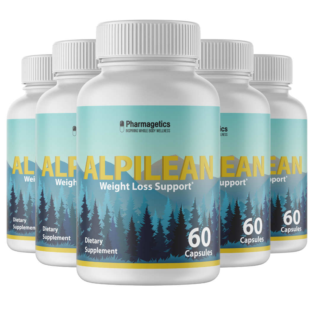 Alpilean Weight Loss Support - 5 Bottles 300 Capsules