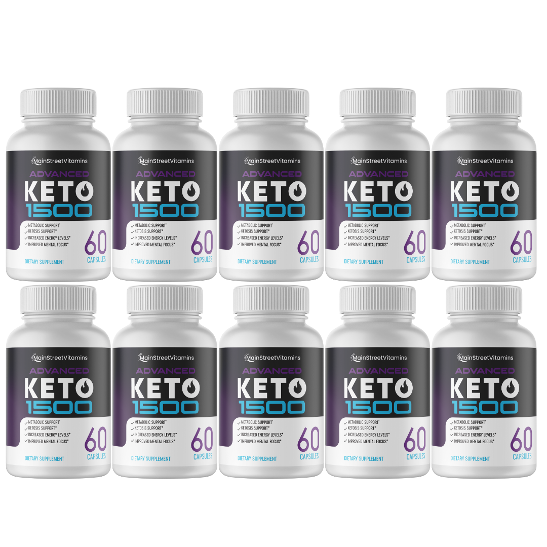 Advanced Keto 1500 Weight Loss Diet Pills  -60 Capsules x10 -600 capsules