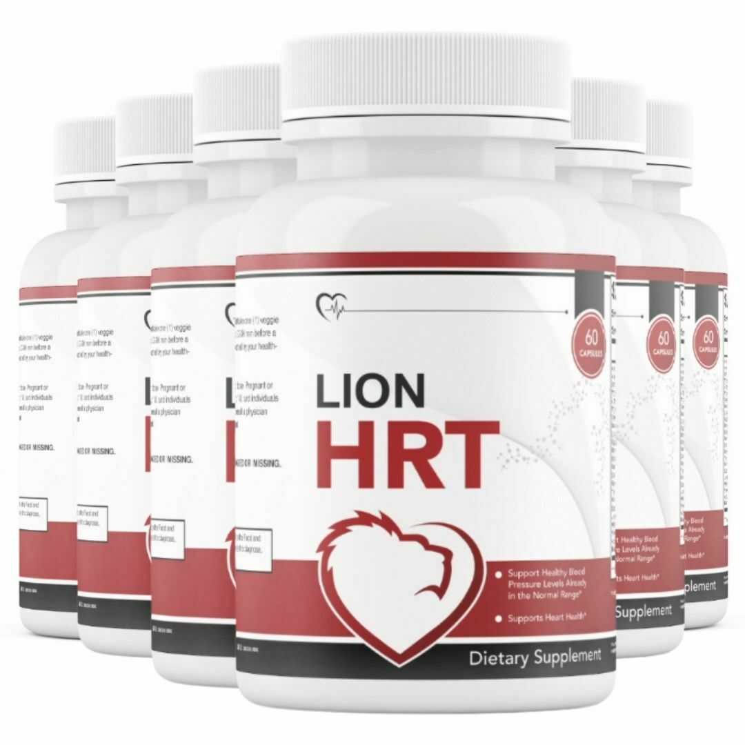 6 Bottles Lion HRT - Blood Sugar Support 60 Capsules x6