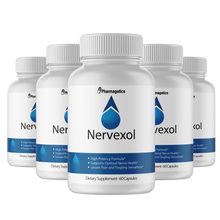 Load image into Gallery viewer, Nervexol Neuropathy Pain Relief Nerve Support Formula - 5 Bottles 300 Capsules
