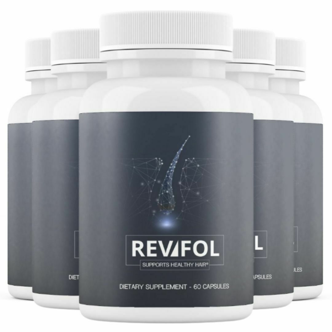 5 Bottles Revifol Hair Skin and Nails Supplement Hair Growth Vitamins 60 Caps