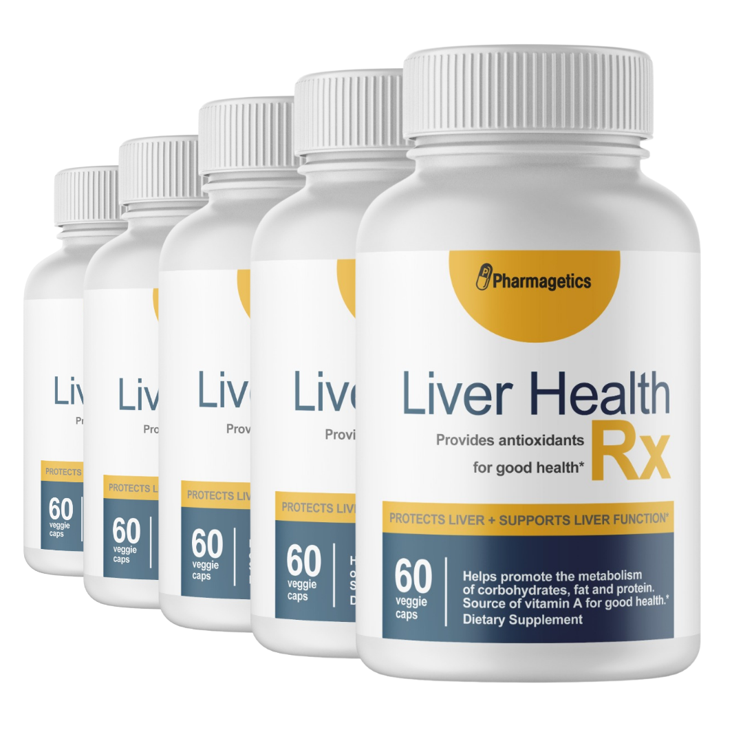 Liver Health RX Formula Supplement Pure Health - 5 Pack 300 Capsules