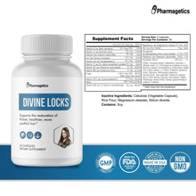 Load image into Gallery viewer, Divine Locks Complex Advanced Unique Hair Growth Vitamins -5 Pack- 300 Capsules
