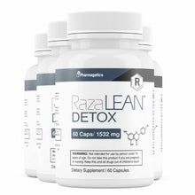 Load image into Gallery viewer, 4 Bottles RazaLean Detox Pills 60 Capsules x 4
