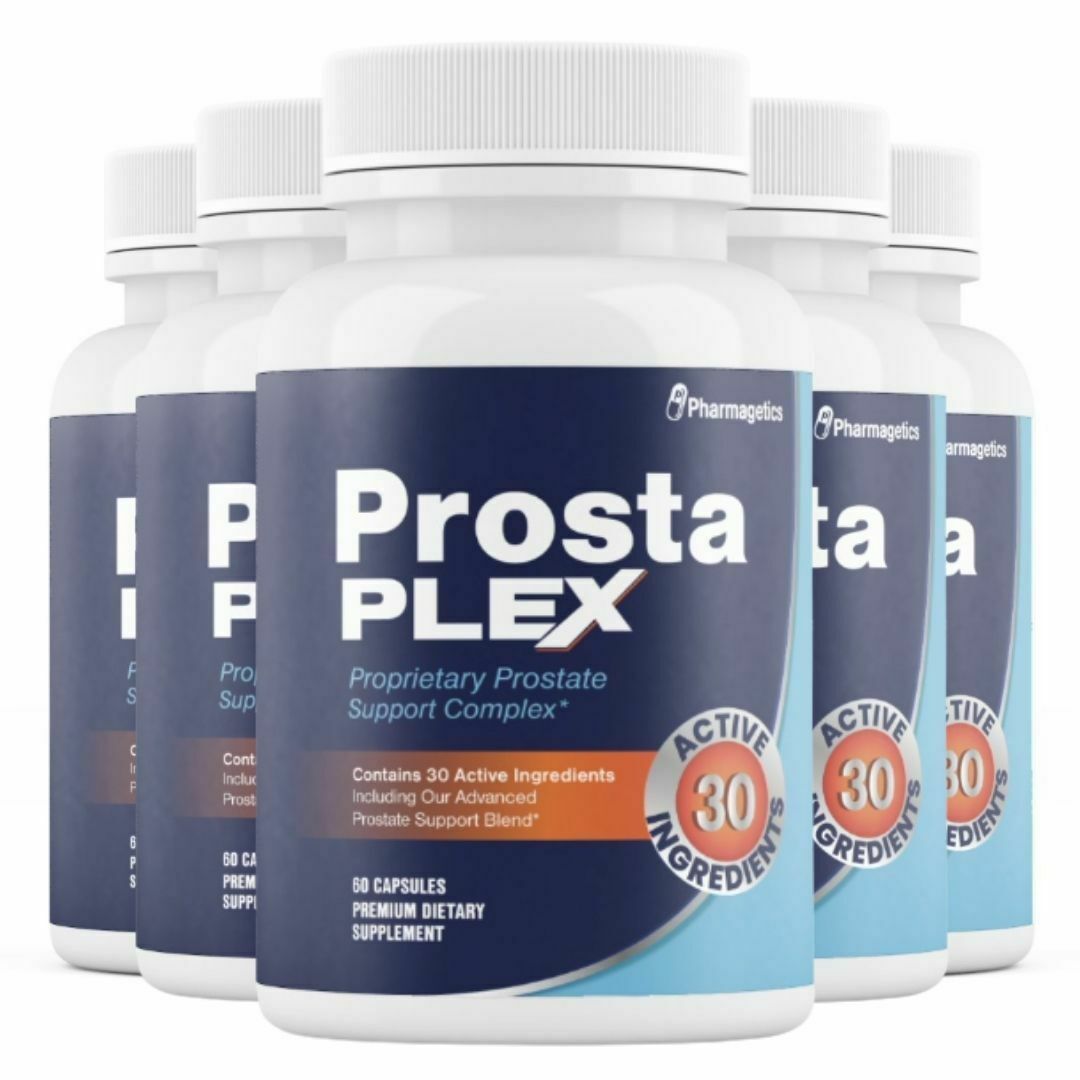 5 Bottles ProstaPlex  Proprietary Prostate Support Prosta Plex - 60 Capsules x 5