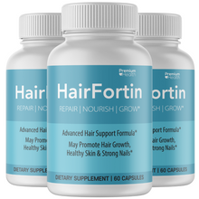 Load image into Gallery viewer, Hairfortin Hair Skin and Nails - Advanced Unique Hair Growth Vitamin - 3 Bottles
