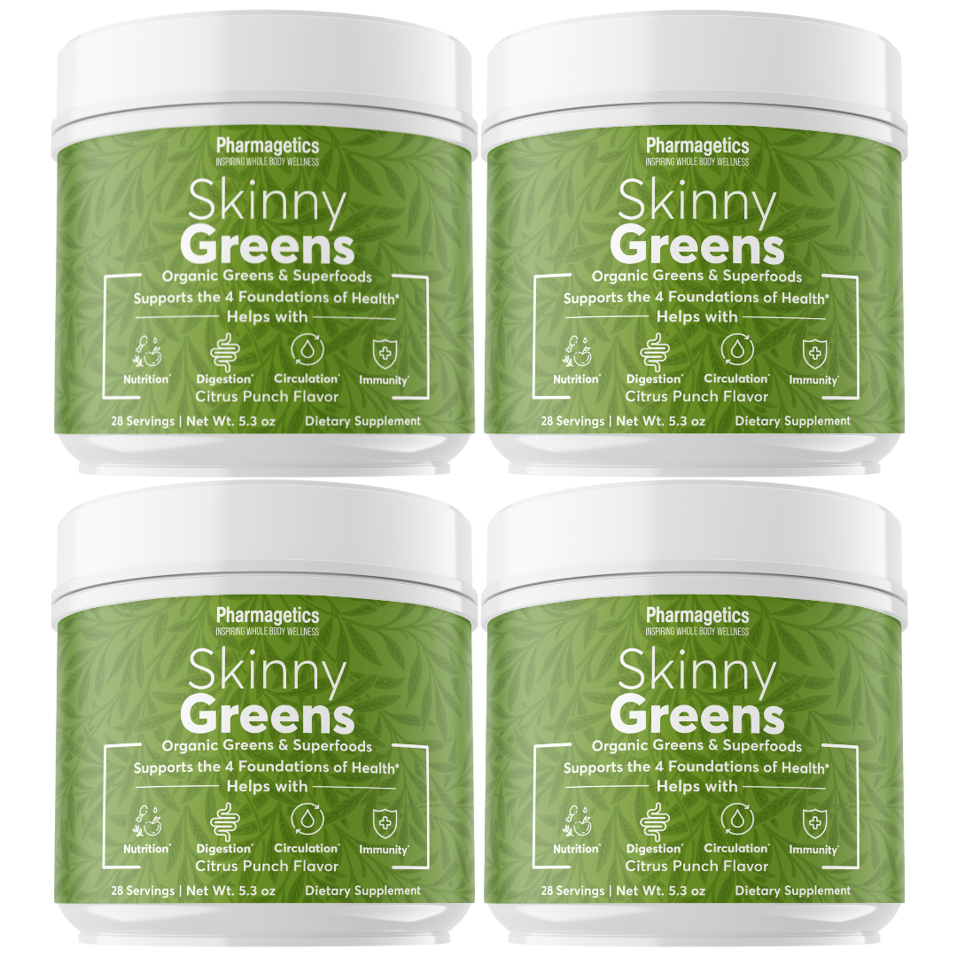 Skinny Greens - greens powder, bloom greens, great greens powder, 4PK