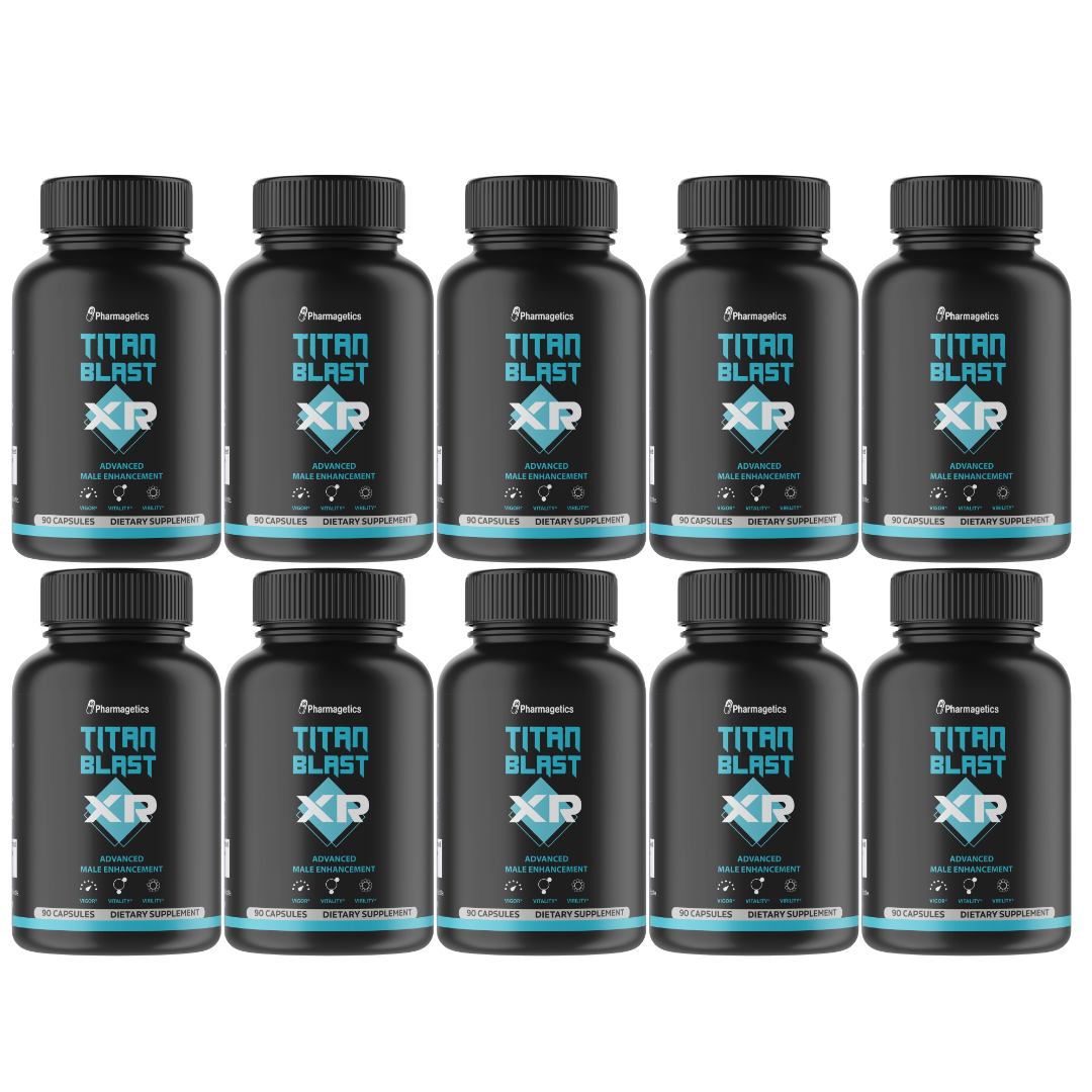 Titan Blast XR Advanced Male Enhancement 10 Bottles 720 Capsules