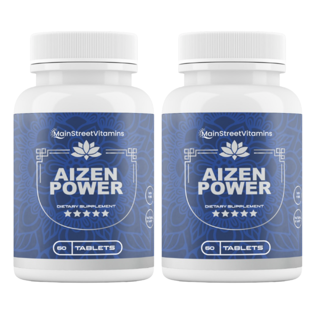 Aizen Power Supplement by Main Street Vitamins - 2 Bottles, 120 Capsules
