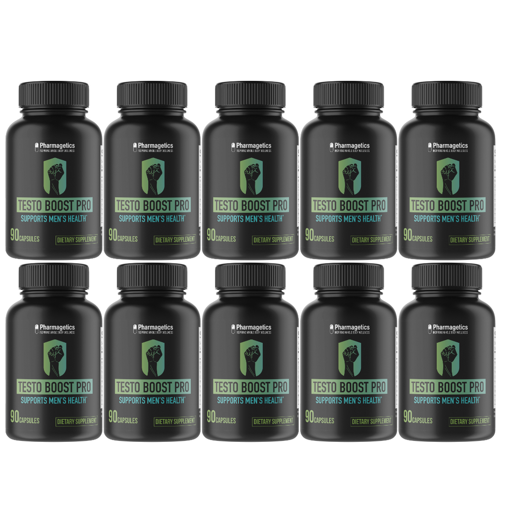 Testo Boost Pro Supports Men's Health 10 Bottles 600 Capsules