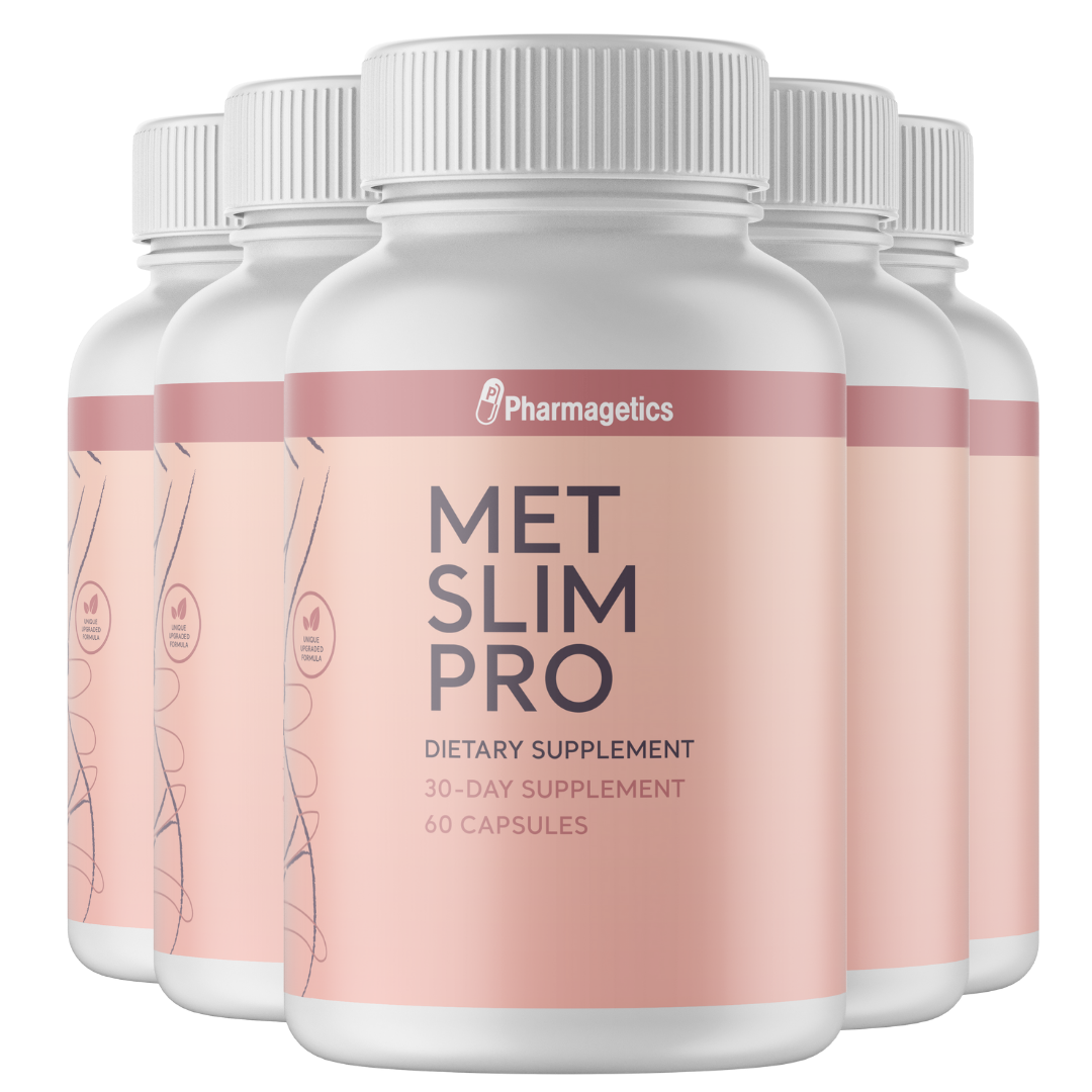 Met Slim Pro 5 Bottles- 300 Capsules