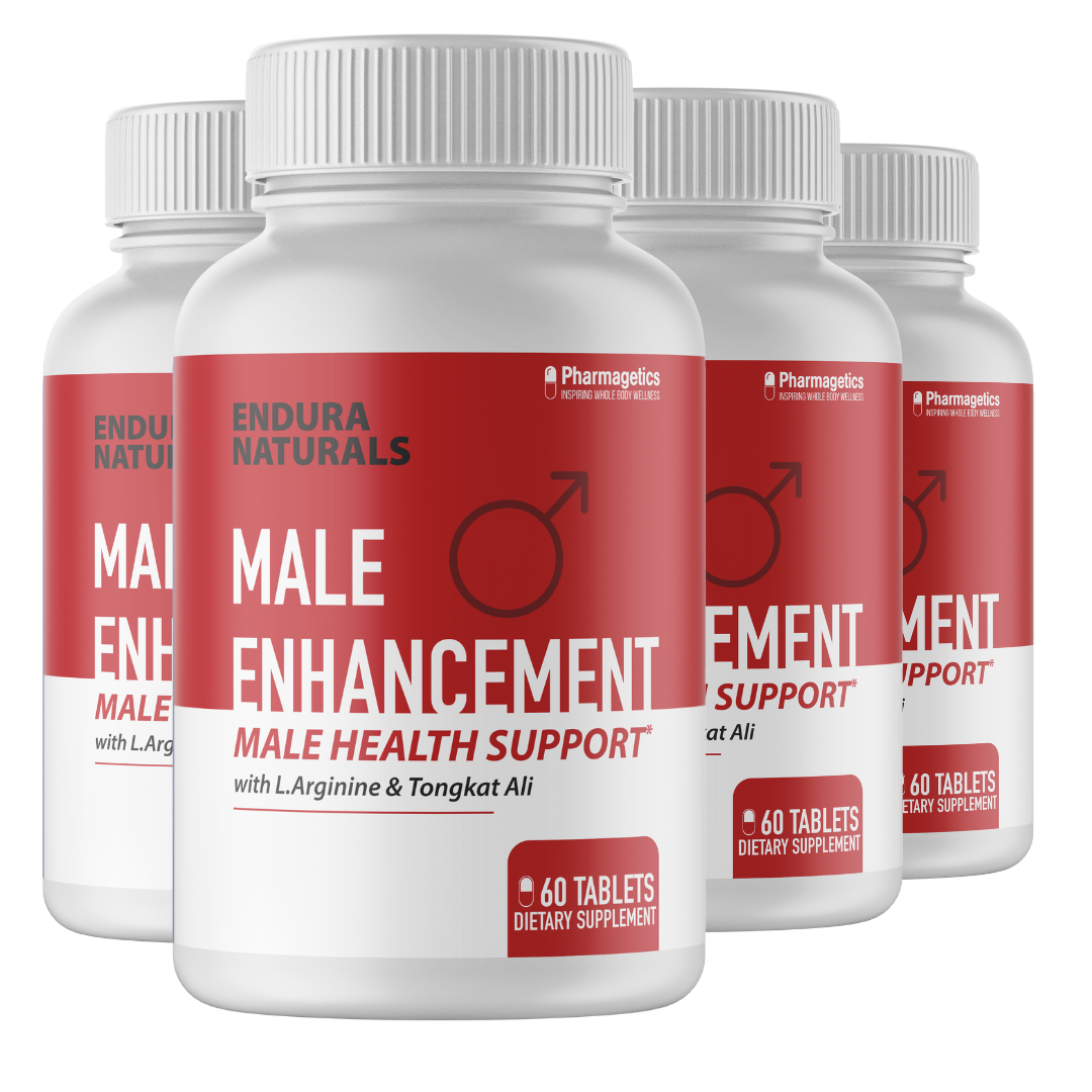 Endura Naturals Male Enhancement Male Health Support 4 Bottles 240 Tablets