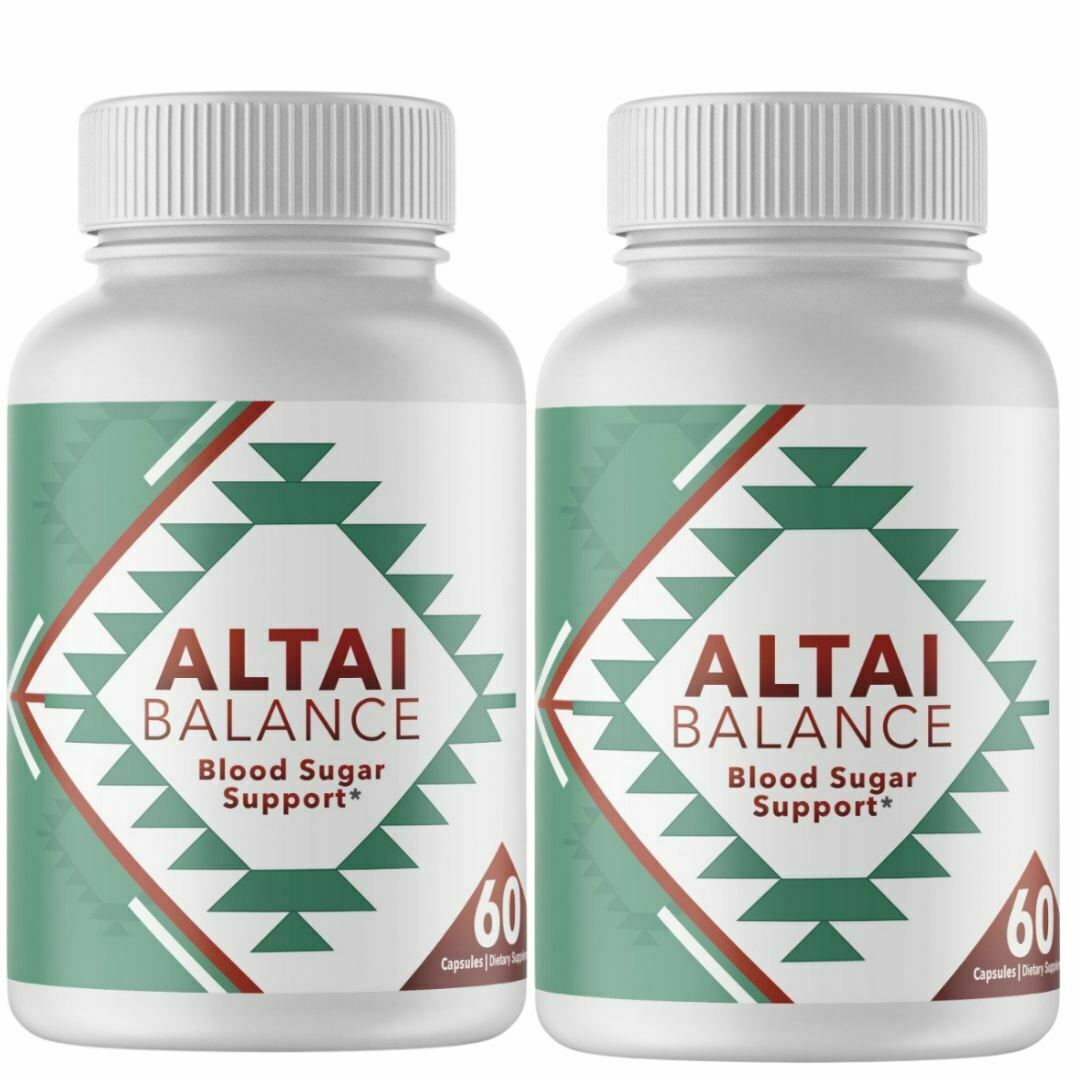 Altai Balance Herbal Supplement Supports Blood Sugar - 2 Bottles 120 Capsules