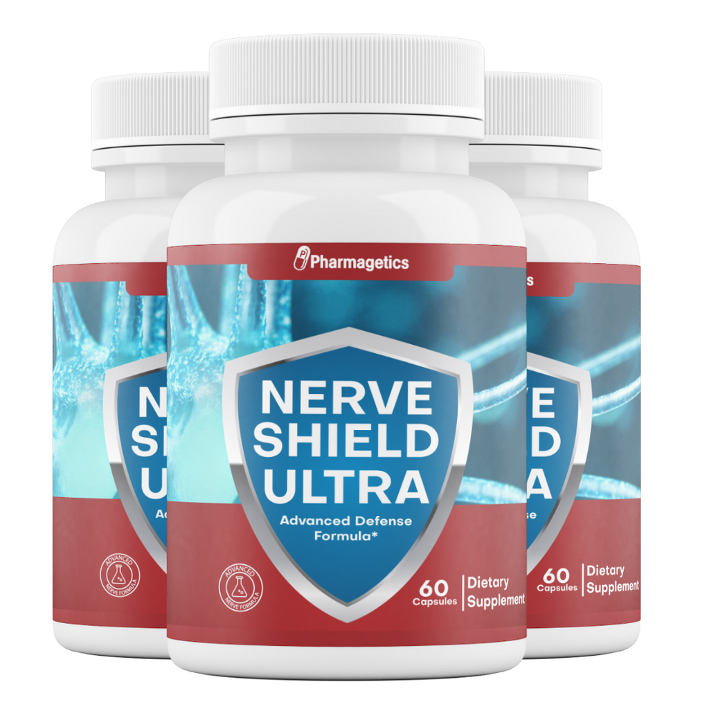 Nerve Shield Ultra Advanced Defense Formula - 3 Bottles - 180 Capsules