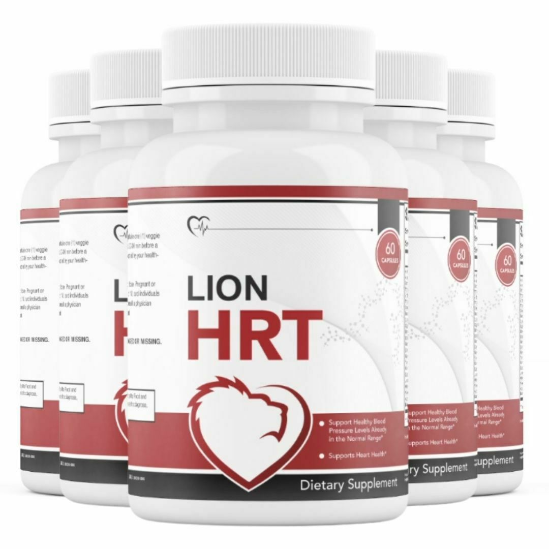 5 Bottles Lion HRT - Blood Sugar Support 60 Capsules x5