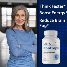 Load image into Gallery viewer, Gro-X Nootropic Cognitive Enhancement Support 10 Bottles 600 Capsules
