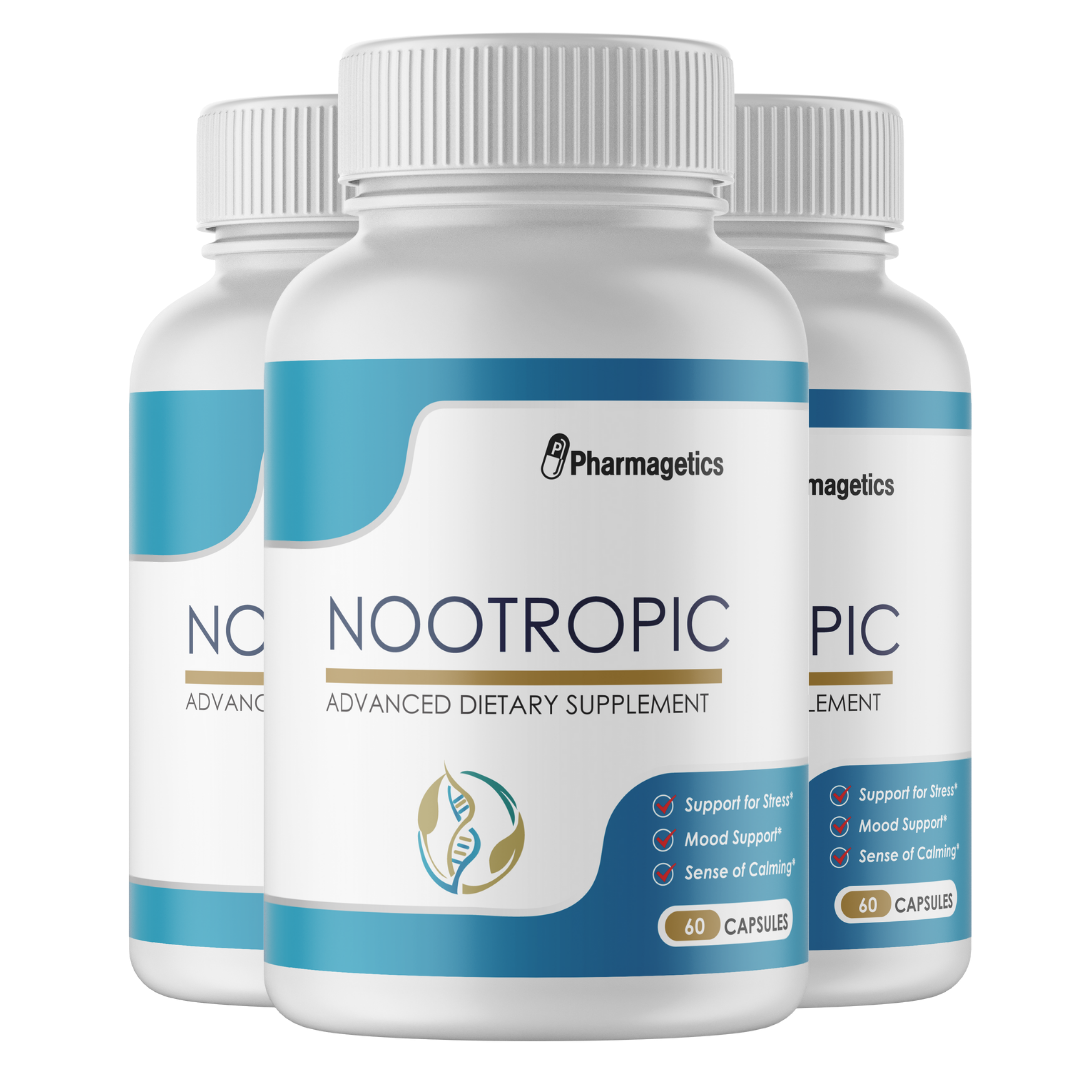 Nootropic Improve Brain Focus, Clarity & Memory - 3 Bottles - 180ct