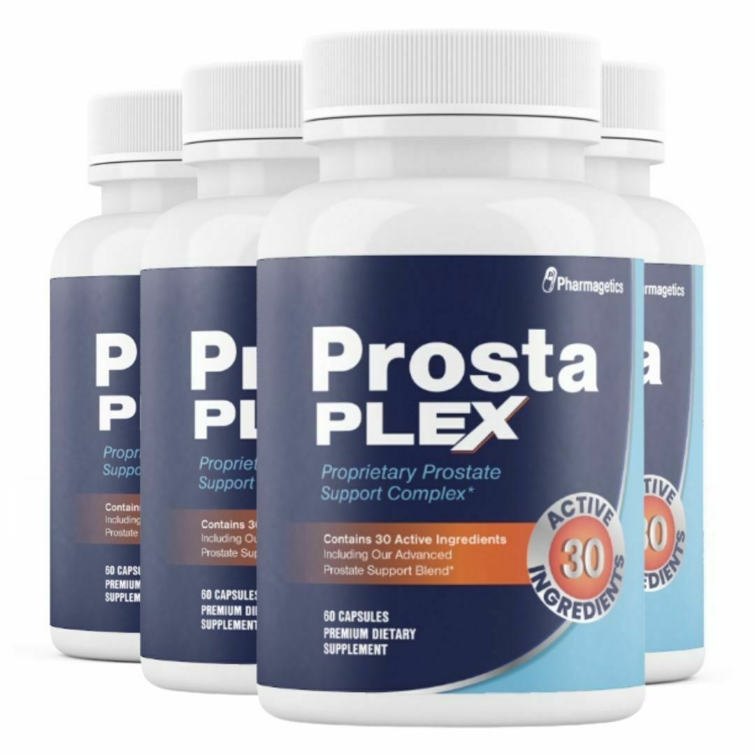 4 Bottles ProstaPlex  Proprietary Prostate Support Prosta Plex - 60 Capsules x 4