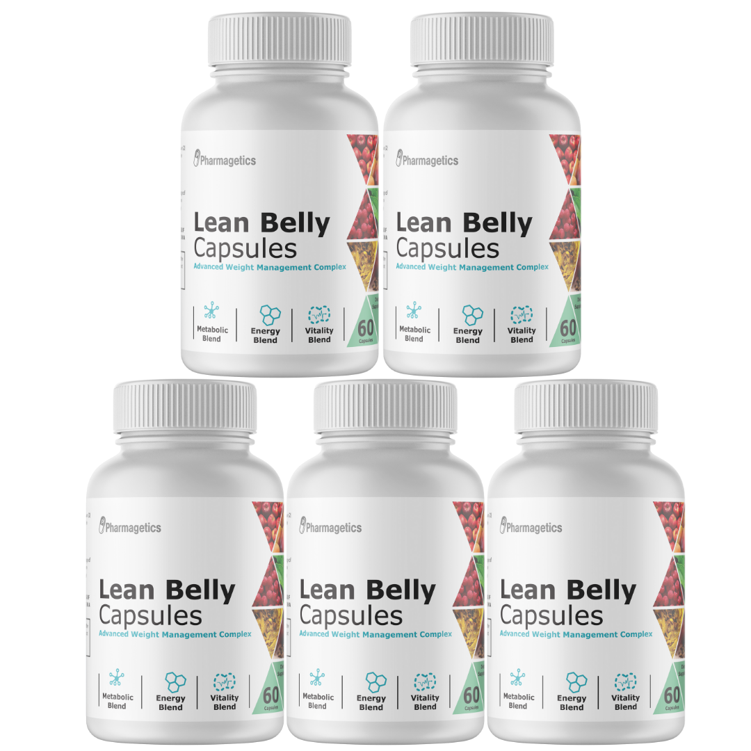Lean Belly Capsules Advanced Weight Management Complex - 4 Bottles 240 Capsules