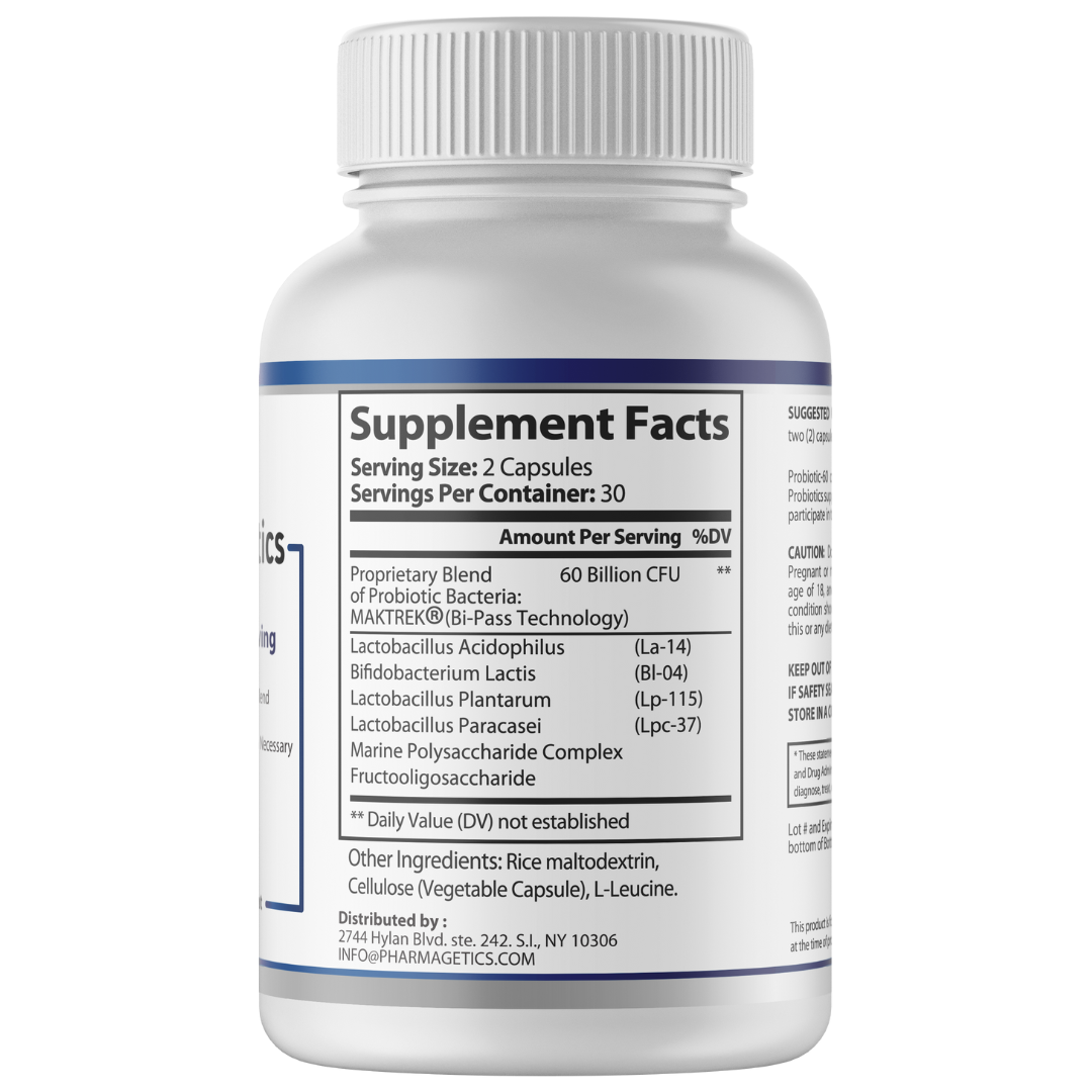 Strengtia Probiotics - Mutli-Strain Probiotic Blend Maximum Strength,  6 Bottles