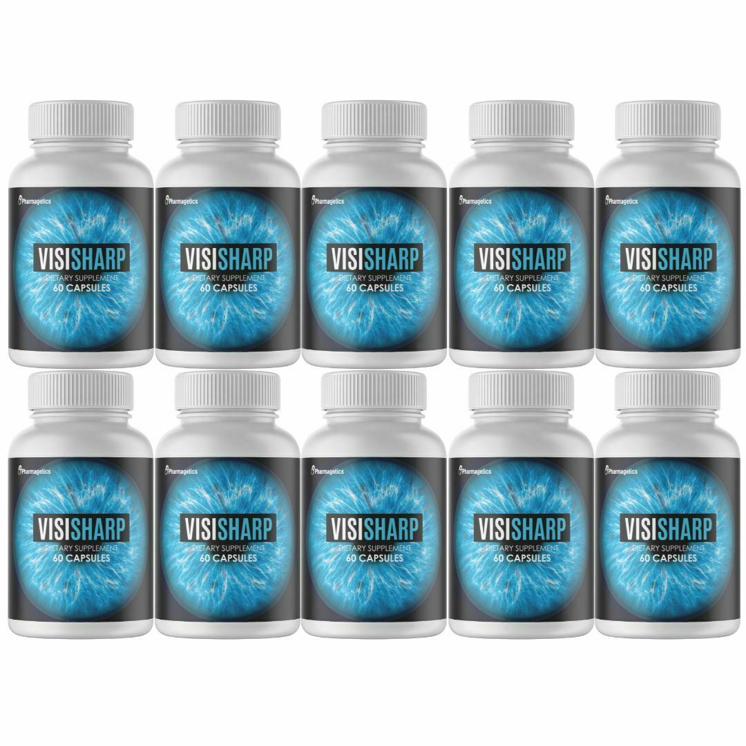 VISISHARP Advanced Eye Health Formula 10 Bottles - 600 Capsules