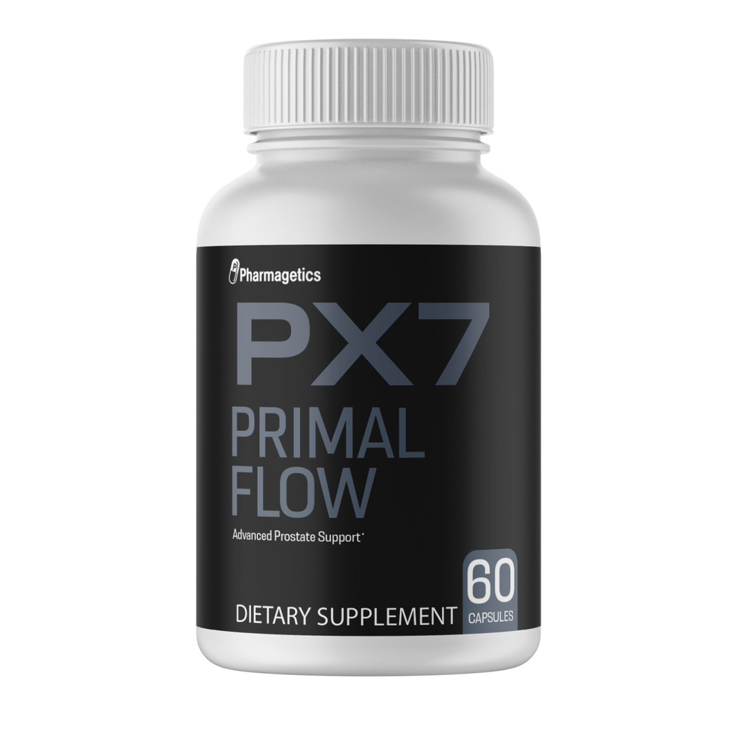 PX7 Primal Flow Prostate Support Saw Palmetto Reduce Frequent Urination 60 Caps