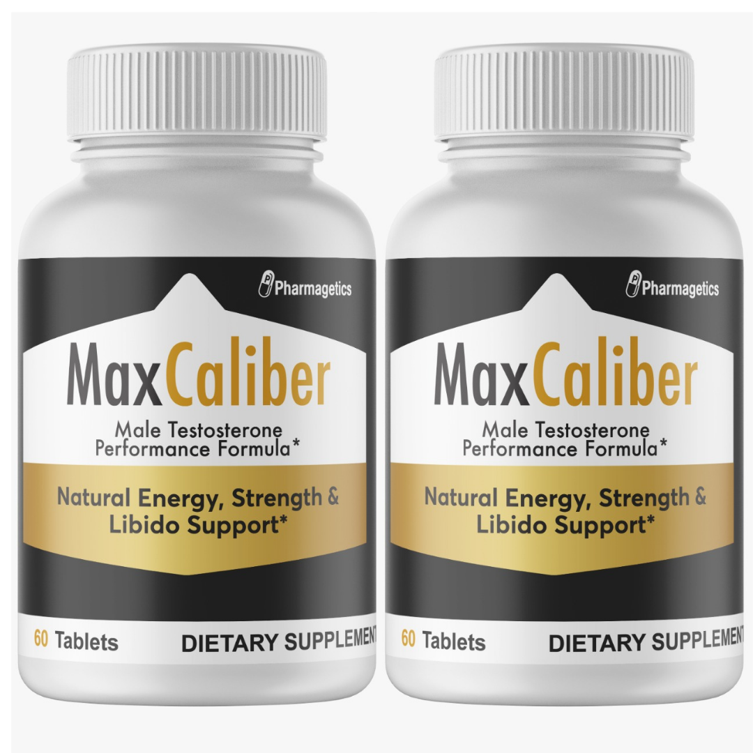 Max Caliber Supplement Male Performance Booster Pills Men 2 Pack 120 Tablets