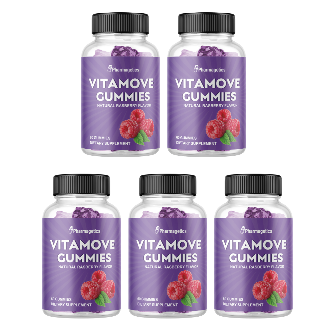 Vita Move Advanced Support Formula Vitamove 5 Bottles 300 Gummies