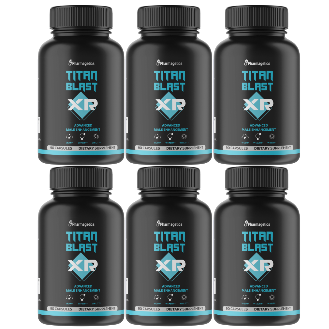 Titan Blast XR Advanced Male Enhancement 6 Bottles 360 Capsules
