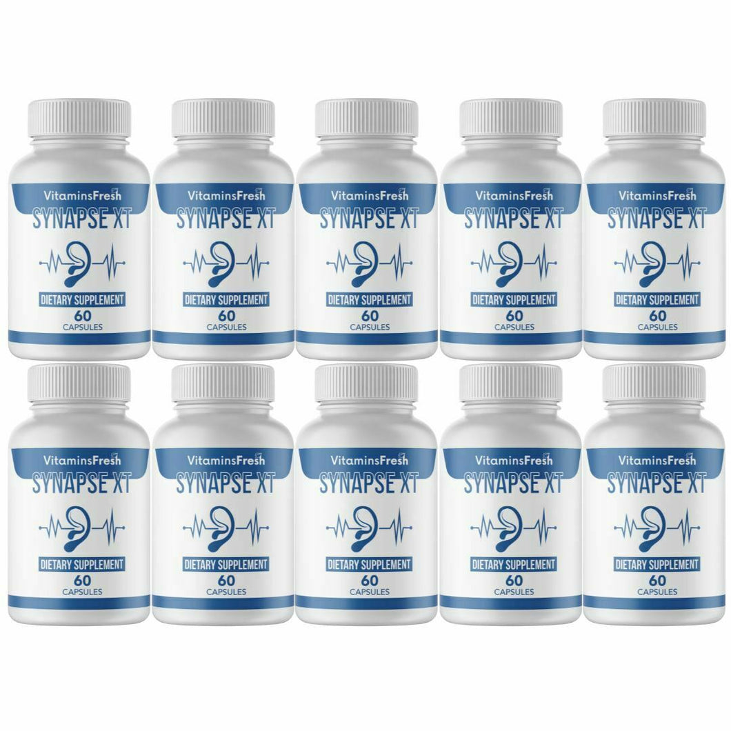 Synapse XT Tinnitus Relief - 10 Bottles 900 Capsules