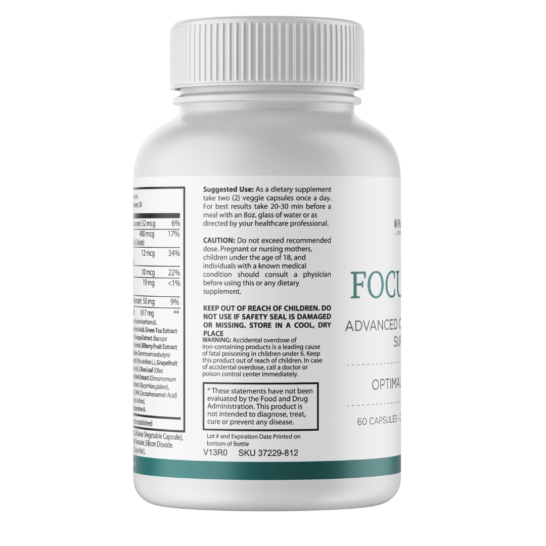 Focusprin Advanced Concentration Support 12 Bottles 720 Capsules