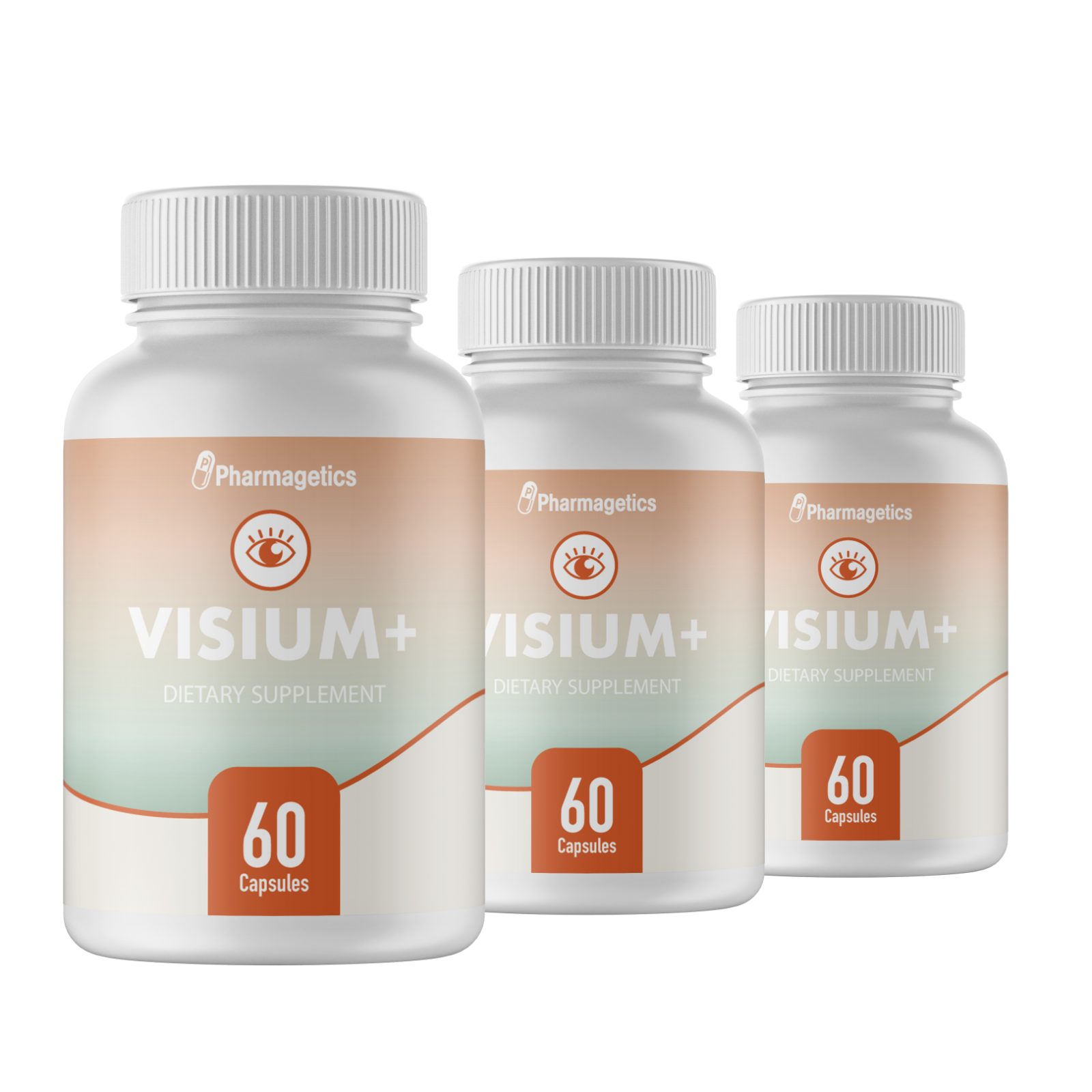 Visium Plus Vision Support Supplement 5 Bottles 300 Capsules