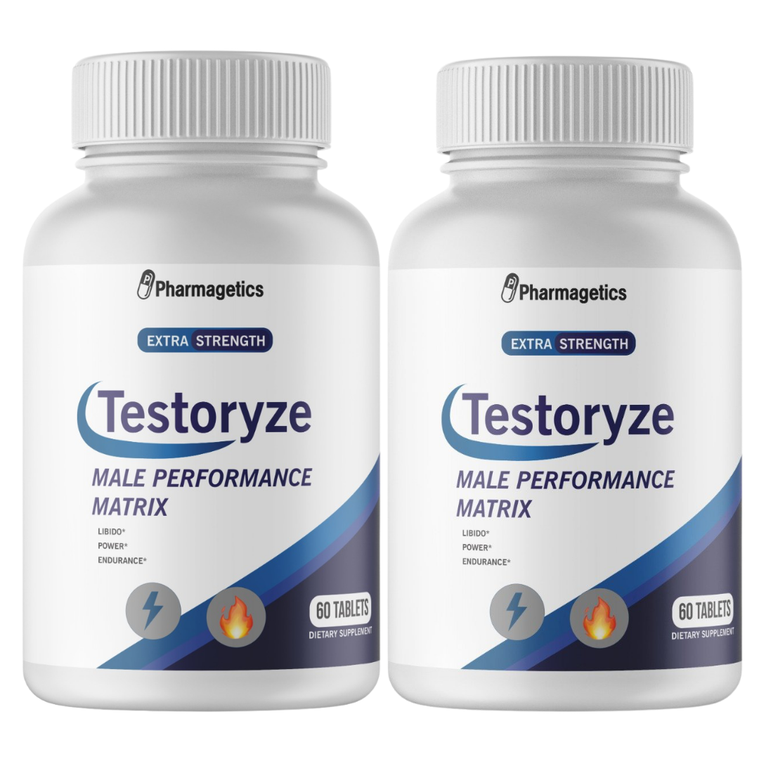 Testoryze Male Performance Matrix - 2 Bottles 120 tablets