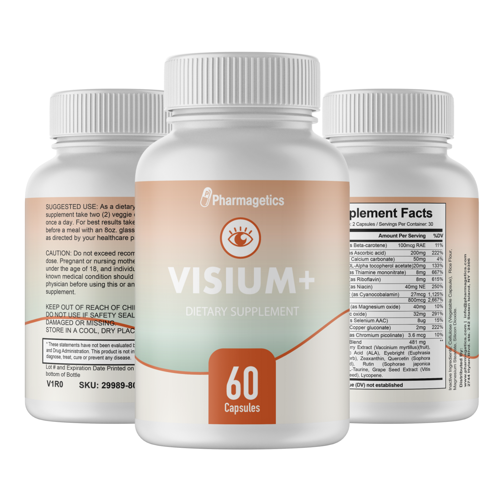 Visium Plus- Vision Support Supplement 60 Capsules