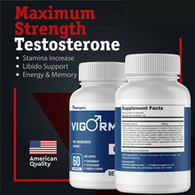 Load image into Gallery viewer, VigorMax Male Strength Support Virility 4 Bottles 240 Capsules
