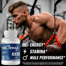 Load image into Gallery viewer, VigorMax Male Strength Support Virility 4 Bottles 240 Capsules
