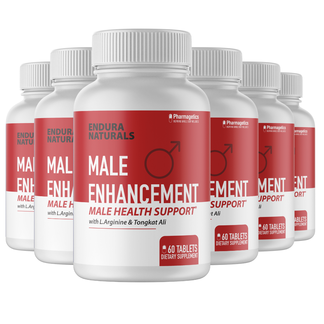 Endura Naturals Male Enhancement Male Health Support 6 Bottles 360 Tablets