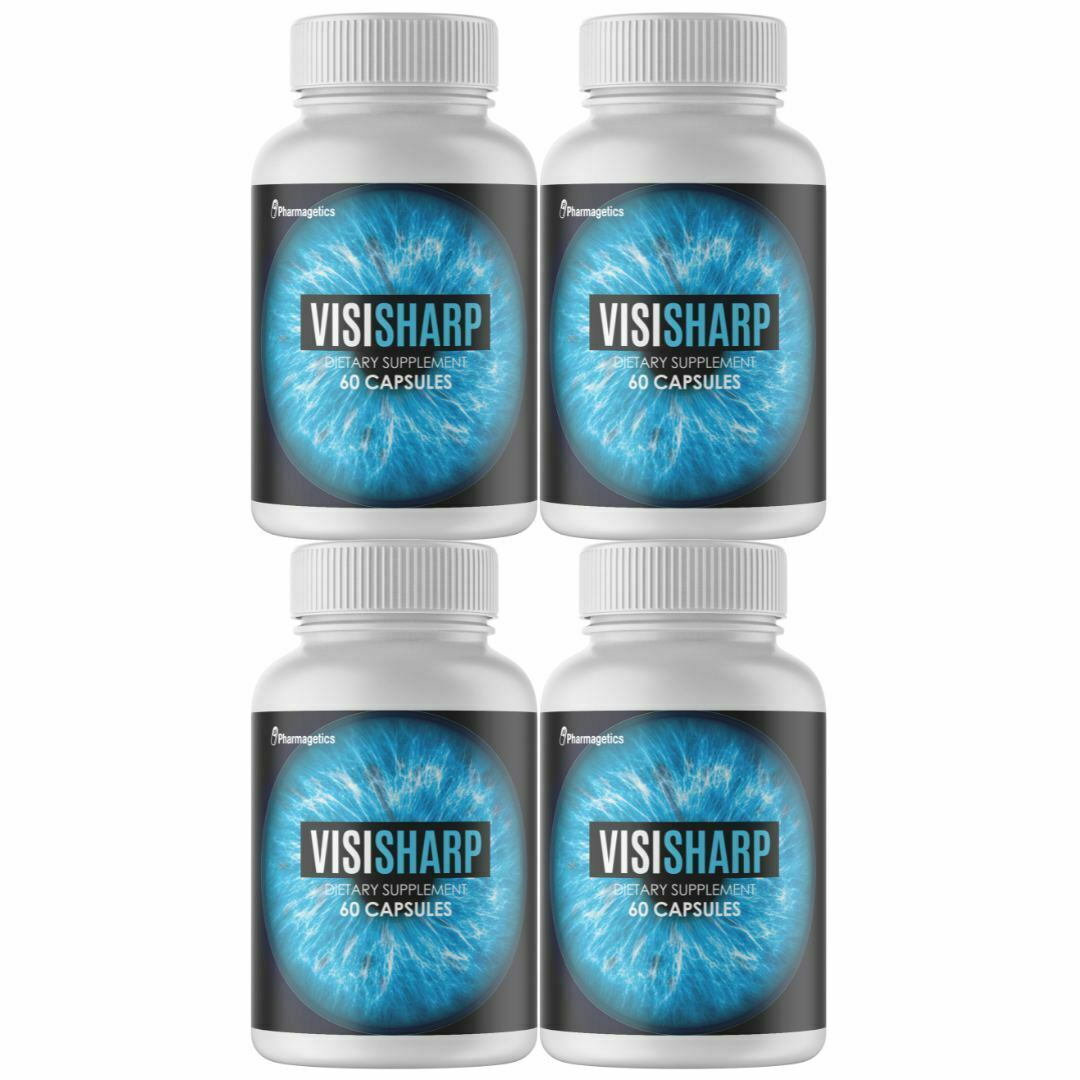 VISISHARP Advanced Eye Health Formula 4 Bottles - 240 Capsules