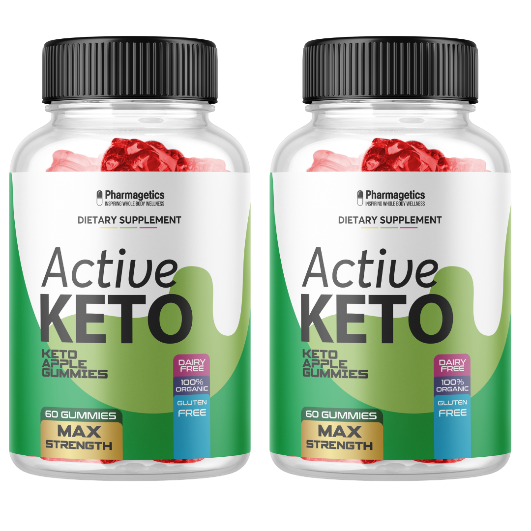 Active Keto ACV Gummies - Vegan, Weight Loss Supplement -2 Bottles 120 Gummies